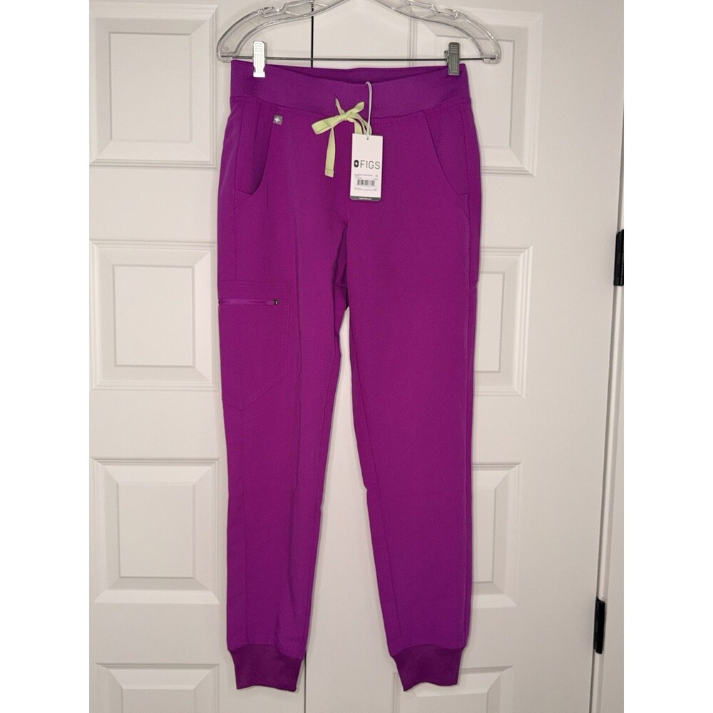 NWT Figs Zamora Joggers Scrub Pants Technical Nursing Medical Size XS - 2